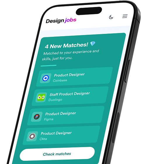 AI job matching mobile app interface